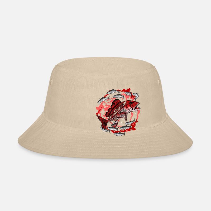fish bone' Bucket Hat | Spreadshirt